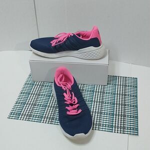 K SWISS Surgelite Tennis Sneaker Shoes Size 8 Blue And Pink 96159-418